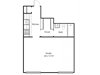 Hill House - The Writers Studio - 0 bedrooms 1 bath - 2D Hill House floor plan - The Writers Studio - 0 bedrooms 1 bath - 2D